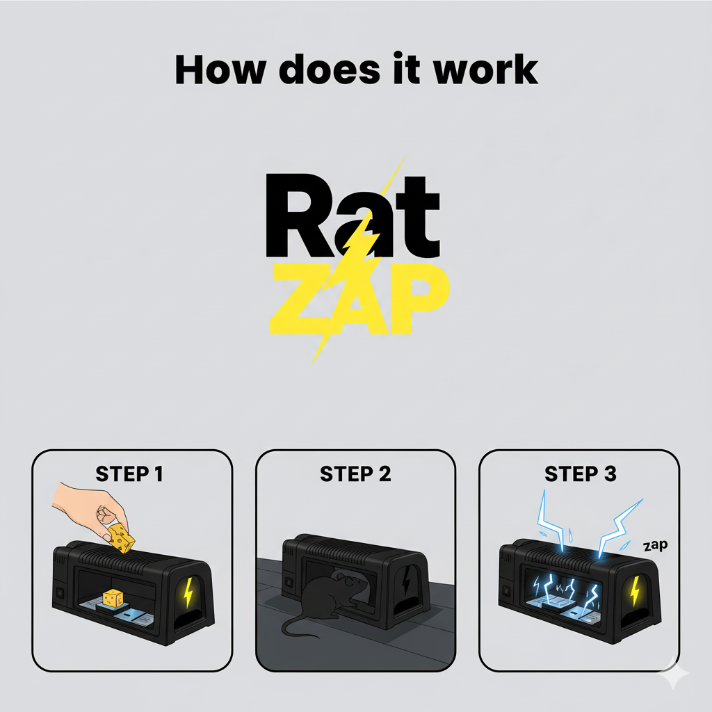 RatZap™ Electronic Rodent Trap